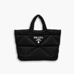 Prada Padded Re Nylon Tote Bag Black 35Cm
