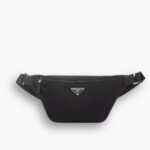 Prada Re Nylon And Saffiano Leather Belt Bag Black 31cm