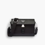 Prada Re Nylon and Saffiano Black 30Cm
