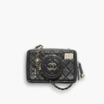 Chanel Camera Bag Lambskin Black 18cm AS4817 B16255 94305