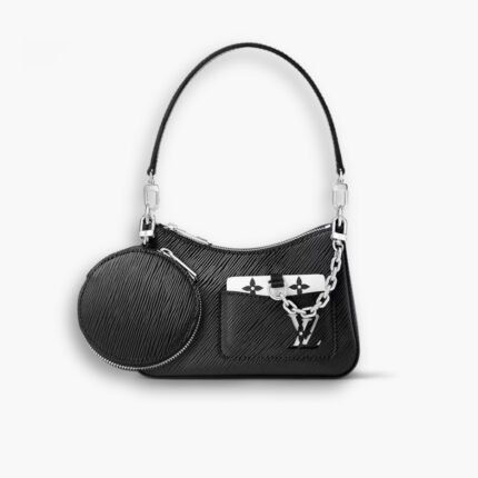 Louis Vuitton Marellini Bag Black 20cm M20998