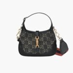Gucci Jackie 1961 Shoulder Bag Black And Ivory 19cm 685127 UN3AG 1294