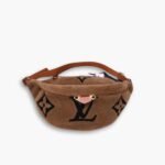 Louis Vuitton Bumbag Monogram Teddy Fleece Brown 30cm