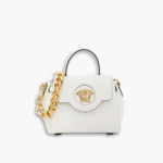 Versace La Medua Small Leather Tote 20cm