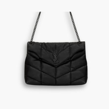 Saint Laurent Puffer Medium Black 35Cm 5774751el081000