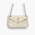 Saint Laurent Puffer Small White 28cm 5774761EL079207