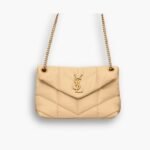 Saint Laurent Puffer Small Beige 28cm 5774761EL072721