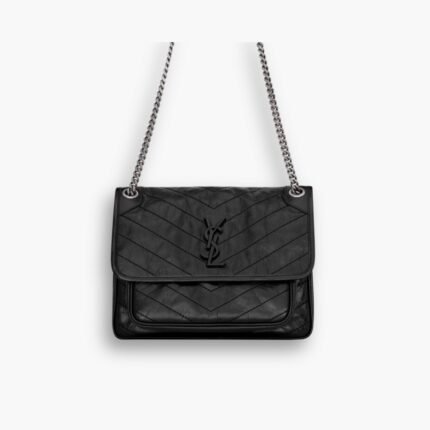 Saint Laurent Niki Medium In Vintage Black 28cm