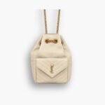 Saint Laurent Mini Joe In Lambskin Cream 19Cm