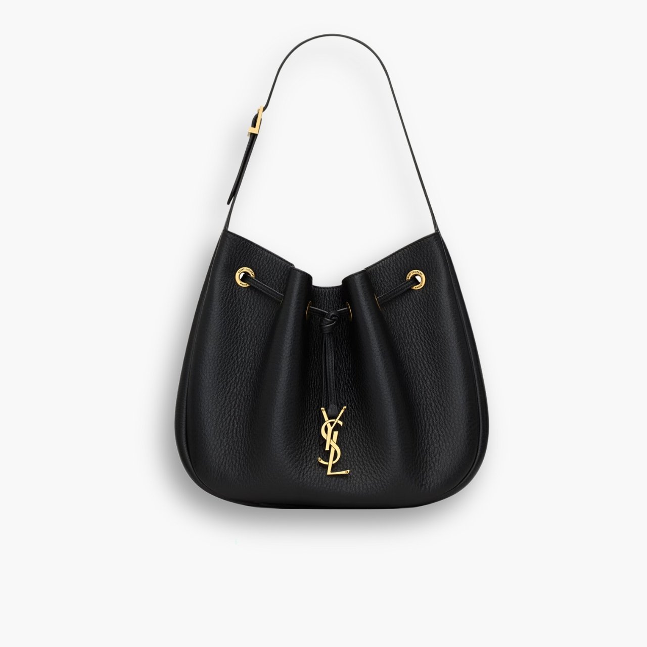 ELG_YSLB1075-1.jpg Saint Laurent Paris Vii Small Hobo In Grained Leather 30cm - Image 1