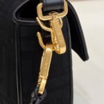 Fendi Baguette Canvas Bag Black 28cm 8BR600AMCDF1CFJ - Image 3
