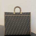 Fendi Sunshine Bag FF Brown 35cm - Image 3