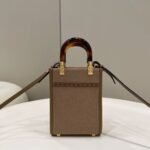 Fendi Sunshine Mini Bag Brown Flannel 18cm - Image 2