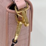 Fendi Baguette Canvas Bag Pink 28cm 8BR600AMCDF1J4A - Image 4