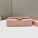 Fendi Baguette Canvas Bag Pink 28cm 8BR600AMCDF1J4A - Image 5