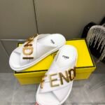 Fendi Fendigraphy Slides White - Image 6