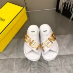 Fendi Fendigraphy Slides White - Image 2