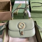 Gucci Blondie Top Handle Bag Light Green 23cm 735101 UXX0G 3408 - Image 2