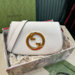 Gucci Blondie Small Shoulder Bag White 28cm 699268 UXX0G 9022 - Image 2