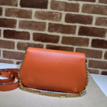 Gucci Blondie Small Shoulder Bag Orange 28cm 699268 UXX0G 7519 - Image 4