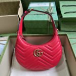 Gucci Marmont Mini Bag Red 21.5 cm 699514 DTDHT 6832 - Image 2
