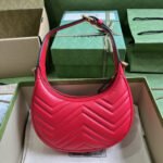 Gucci Marmont Mini Bag Red 21.5 cm 699514 DTDHT 6832 - Image 3