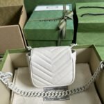 Gucci Marmont Belt Bag White 12.5 cm 739599 AABZL 9022 - Image 3