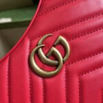 Gucci Marmont Mini Bag Red 21.5 cm 699514 DTDHT 6832 - Image 5