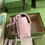 Gucci Marmont Bag Pink 16.5 cm 699757 UM8KV 5909 - Image 5