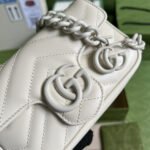 Gucci Marmont Bag White 16.5 cm 699757 UM8KV 9022 - Image 6