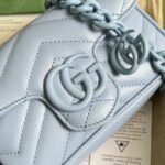 Gucci Marmont Bag Blue16.5 cm 699757 UM8KV 4928 - Image 6
