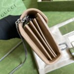 Gucci Marmont Mini Matelasse Bag Beige 20cm - Image 7