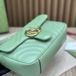Gucci Marmont Bag Green 26 cm 443497 AABZC 3408 - Image 4