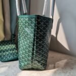 Goyard Goyardine Saint Louis PM Bag Green 34Cm - Image 4