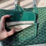 Goyard Goyardine Saint Louis PM Bag Green 34Cm - Image 6