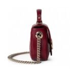 Gucci Gg Marmont Mini Top Handle Bag Rosso Ancora Red 17cm ‎811238 AAECK 6207 - Image 2