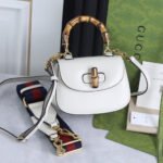 Gucci Bamboo 1947 Mini Bag White 17cm 686864 10ODT 8454 - Image 2