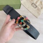 Gucci Crystal Double G Buckle Multi 513183 AP0IT 1093 - Image 3