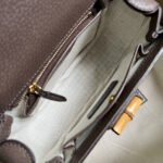 Gucci Bamboo 1947 Small Bag Brown 21cm 675797 UKMDT 2570 - Image 7