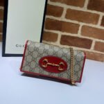 Gucci Horsebit 1955 Wallet Red Brown 19cm 621892 FAD6L 9756 - Image 2