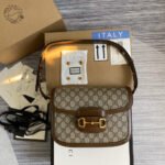 Gucci Horsebit 1955 Bag Beige Brown 25cm 602204 92TCG 8563 - Image 2