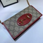 Gucci Horsebit 1955 Wallet Red Brown 19cm 621892 FAD6L 9756 - Image 3