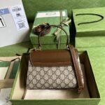 Gucci Horsebit 1955 Bag Ebony Brown 22cm 703848 92TCK 8563 - Image 3
