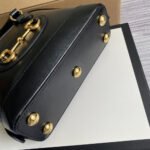 Gucci Horsebit 1955 Bag Black 20cm 640716 0YK0G 1000 - Image 5