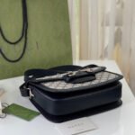 Gucci Horsebit 1955 Bag Beige Black 25cm 602204 K9GSN 4075 - Image 5