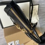 Gucci Horsebit 1955 Bag Black 20cm 640716 0YK0G 1000 - Image 4