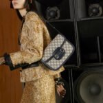 Gucci Horsebit 1955 Bag Beige Black 25cm 602204 K9GSN 4075 - Image 7