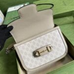 Gucci Horsebit 1955 Small Bag Beige White 25cm 602204 UULBG 9683 - Image 4