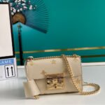 Gucci Padlock ‎Bee Star Bag 20cm White 432182 DJ2LG 8711 - Image 2