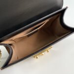 Gucci Padlock ‎Bag 20cm Black Brown 409487 KLQJG 9785 - Image 7